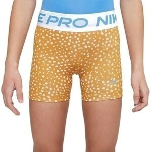 Nike Pro Dri-FIT Girls' Shorts
Goldtone / Football Grey / Univercity Blue L​
